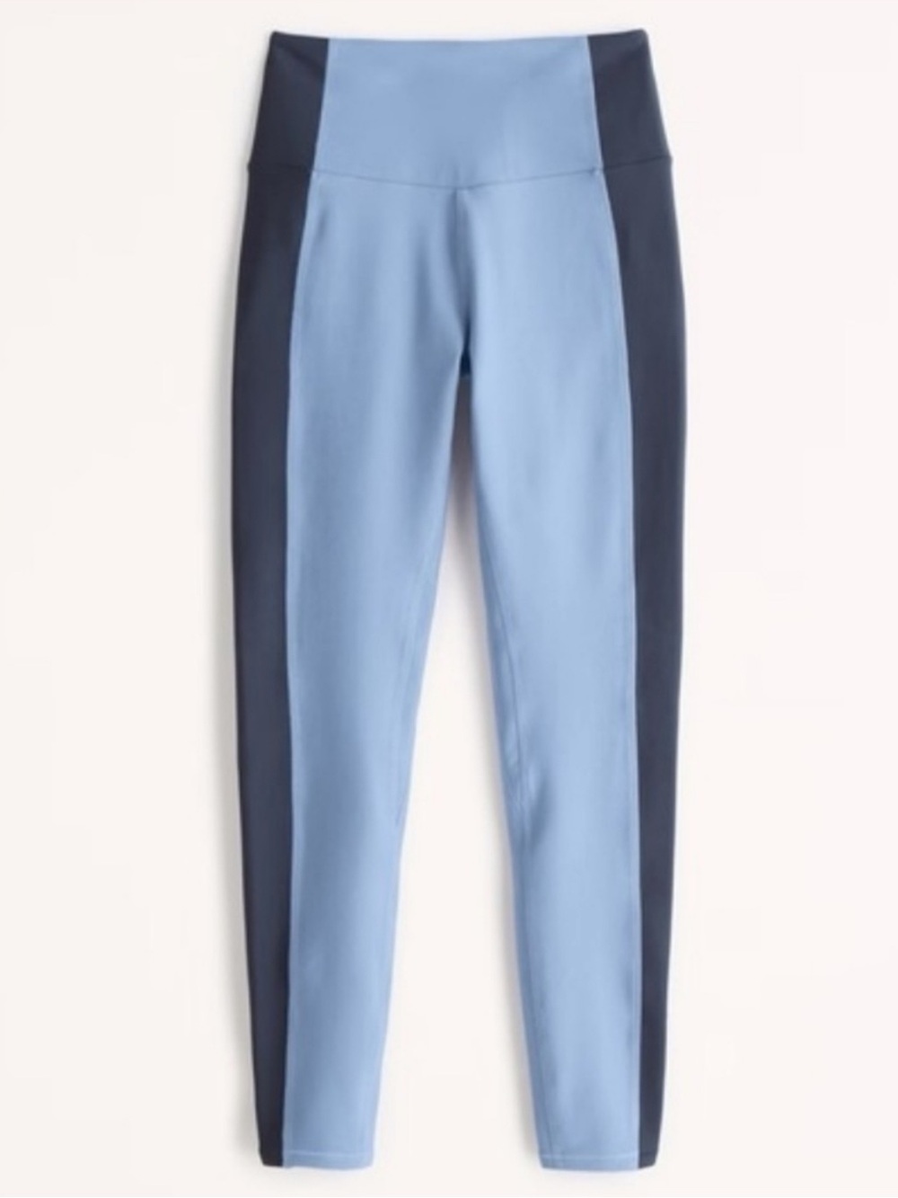 Abercrombie YPB Colorblock High-Waist Active Leggings - Light Blue & Navy